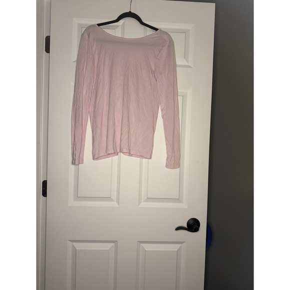 Athleta Tops - Athleta Long Sleeve Twist Back Top Small Pink